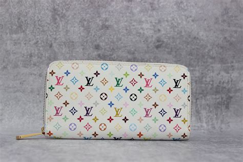 white louis vuitton multicolor|authentic Louis Vuitton multicolor wallet.